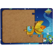 Maketçiniz Uzaya Yolculuk 24 Parça Ahşap Puzzle