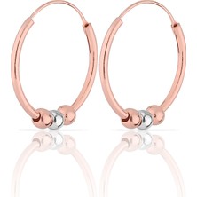 Azuris Alk2291 925 Ayar Gümüş 1,8 Cm Toplu Küpe