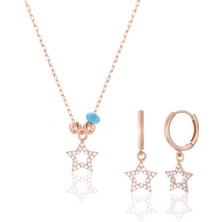 Azuris 925 Ayar Gümüş Yılıdz Set