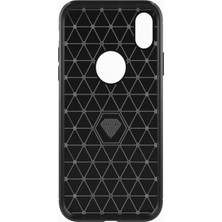 Microcase Huawei Mate 20 Pro Brushed Carbon Fiber Silikon Kılıf