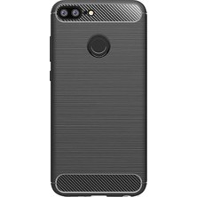 Microcase Honor 9 Lite Brushed Carbon Fiber Silikon Kılıf