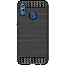 Microcase Honor 10 Lite Brushed Carbon Fiber Silikon Kılıf