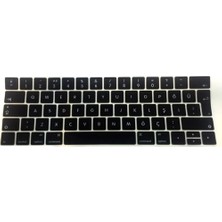 Microcase Macbook Pro 15 A1990 Touch Bar 2018 Silikon Klavye Koruması Türkçe - EU