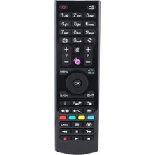 Tayfun Regal Uyumlu Lcd Led Televizyon Kumandası Yuvarlak Göbekli Mor Tuşlu Model