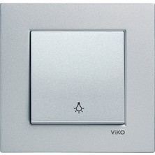 Viko Novella Gümüş  Light Anahtar
