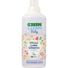 U green Clean Baby Bitkisel Çamaşır Yumuşatıcı 1 lt + Leke Çıkarıcı 1 lt + Çamaşır Deterjanı 1 lt + Emzik Biberon Temizleyici 500 ml