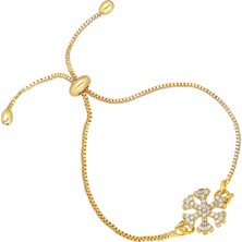 Forentina Altın Kaplama Asansörlü Kar Tanesi Bileklik Ps0662