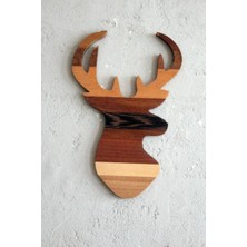 Lamoneta Wood Deer Wall Accessory