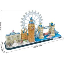 Cubic Fun 107 Parça Puzzle City Line London