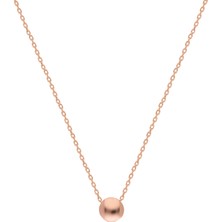 Glorria Gümüş Top Kolye Dt0552