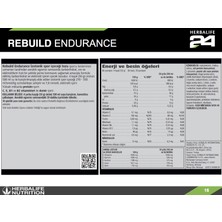 Herbalife Nutrition Rebuild Endurance Vanilya Aromalı