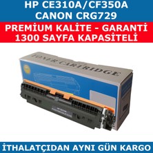 hementoner Hp 126A-Ce310A-130A-Cf350A 1.300 Siyah Muadil Toner Crg729