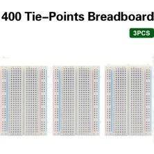 Keyestudio 400 Bağlantı Noktaları Lehimsiz Breadboard - 3 Adet