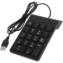 Boblov Numerik keypad usb 2.0 kablolu mini numerik keypad18 tuşlu