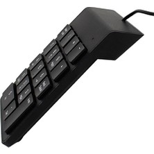 Boblov Numerik keypad usb 2.0 kablolu mini numerik keypad18 tuşlu