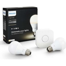 Philips Hue Beyaz Akıllı Başlangıç Seti 2'Li E27