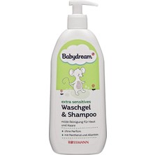 Babydream Hassas Bebekler İçin Duş Jeli Ve Şampuan 500 ml