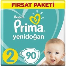 Prima Aktif Bebek Bebek Bezi Fırsat Paketi 2 beden 180 adet