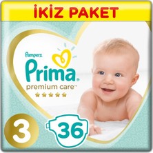 Prima Premium Care Bebek Bezi 3 Beden 72 Adet