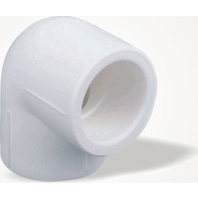 Hakan Plastik Dirsek Beyaz 25Mm Dirsek 90 Derece