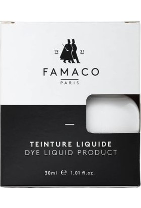 Famaco Deri Onarıcı Likit Boya 30 ml Beyaz