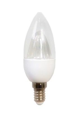 E14 Duy 2 Watt Şeffaf Led Ampul 6400K Beyaz Işık