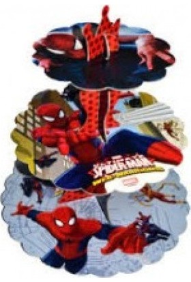 Parti Feneri Spiderman Cupcake Standı