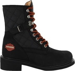 Harley Davidson 025M100031 New Worker Erkek Bot - Siyah Nubuk