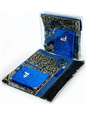 İhvan Hac Ve Umre Hediyelik Mevlüt Seti -  Lacivert