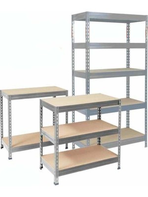 Binbirreyon Metal Raf Sistemi Yük Rafı 5 Raflı
