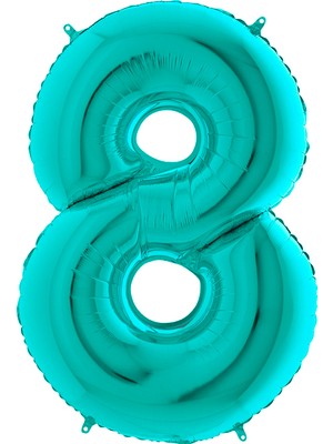 Kikajoy GRABO 8 Rakam Tiffany Folyo Balon 40"