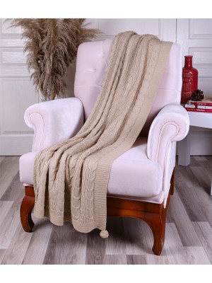 Betireshome Örgü Battaniye Taş