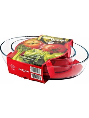 Paşabahçe 159033 Borcam 2"li Oval Tepsi