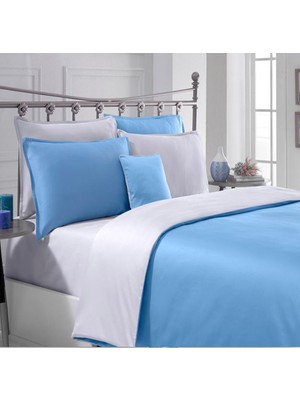 Sarev Solid Dynamic Pamuk Saten Nevresim Takımı Çift Kişilik V8