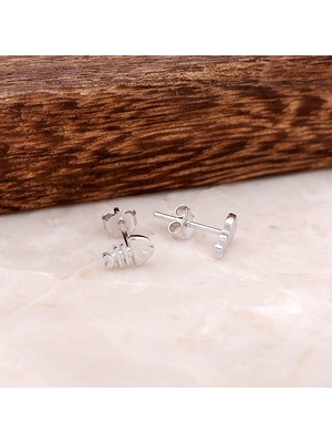 Sümer Telkari Balık Tasarımlı Elişi Gümüş Küpe 3841