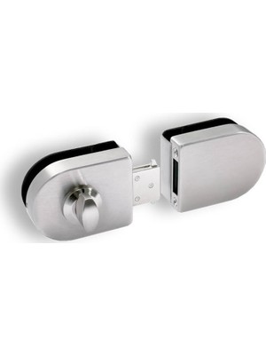 Kale Kd070/20-129 Cam Kapı Kilidi Çift Kanat - Mandallı