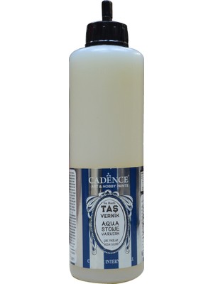 Cadence su bazlı taş vernik, dekoratif ve koruyucu kaplama sağlayan şeffaf görünüm, 500 ml