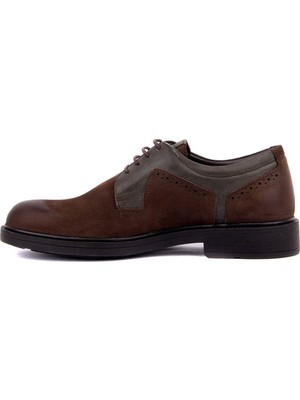 Sail Laker's Kahverengi Nubuk Bağcıklı Erkek Günlük Ayakkabı