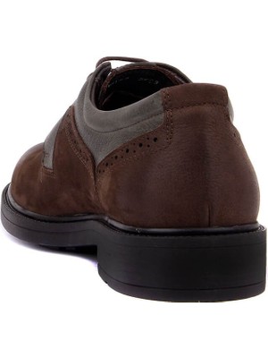 Sail Laker's Kahverengi Nubuk Bağcıklı Erkek Günlük Ayakkabı