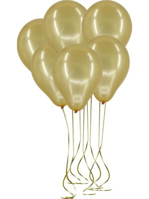 Cansüs 100lü Metalik Balon Gold 12İnç