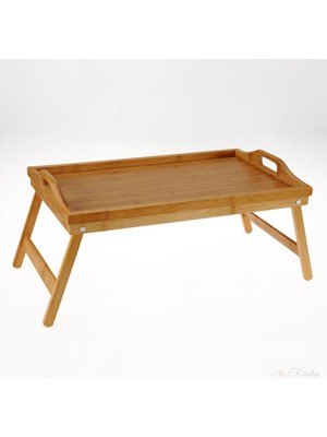 Fame Kitchen Katlanır Ayaklı Büyük Bambu Keyif Tepsi