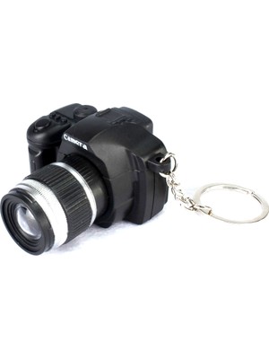 Zzn Fotoğraf Makinesi Anahtarlık - Siyah