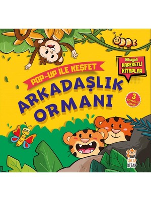 Sincap Kitap Arkadaşlık Ormanı - Pop-up İle Keşfet (Hikayeli Hareketli Kitaplar) - M. Sacide Kafalı