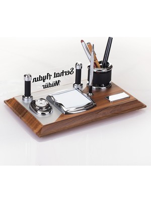 Ofistike Napoli Ofis Masa İsimliği Masa Üstü İsimlik Seti