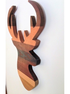 Lamoneta Wood Deer Wall Accessory