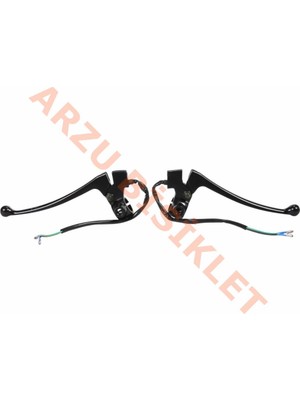 Monero Debriyaj Kolu - Ön Fren Kolu Ve Kütükleri Komple Siyah Cg [Takım]