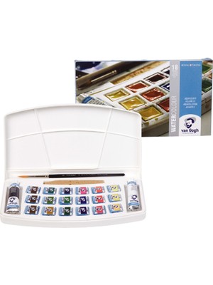 Van Gogh Suluboya Tablet Set 18'Li Plastik Kutu