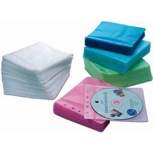 Dosya Delikli Cd Zarfı (2 Cd İçin) 100 Adet Siyah