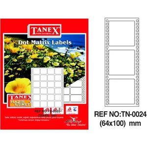 64X100 Mm Bilgisayar Etiketi