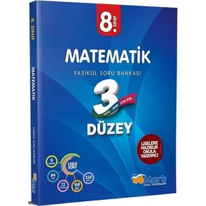 Martı Yayınları8.Sınıf 3 Düzey Matematik Soru Bankası